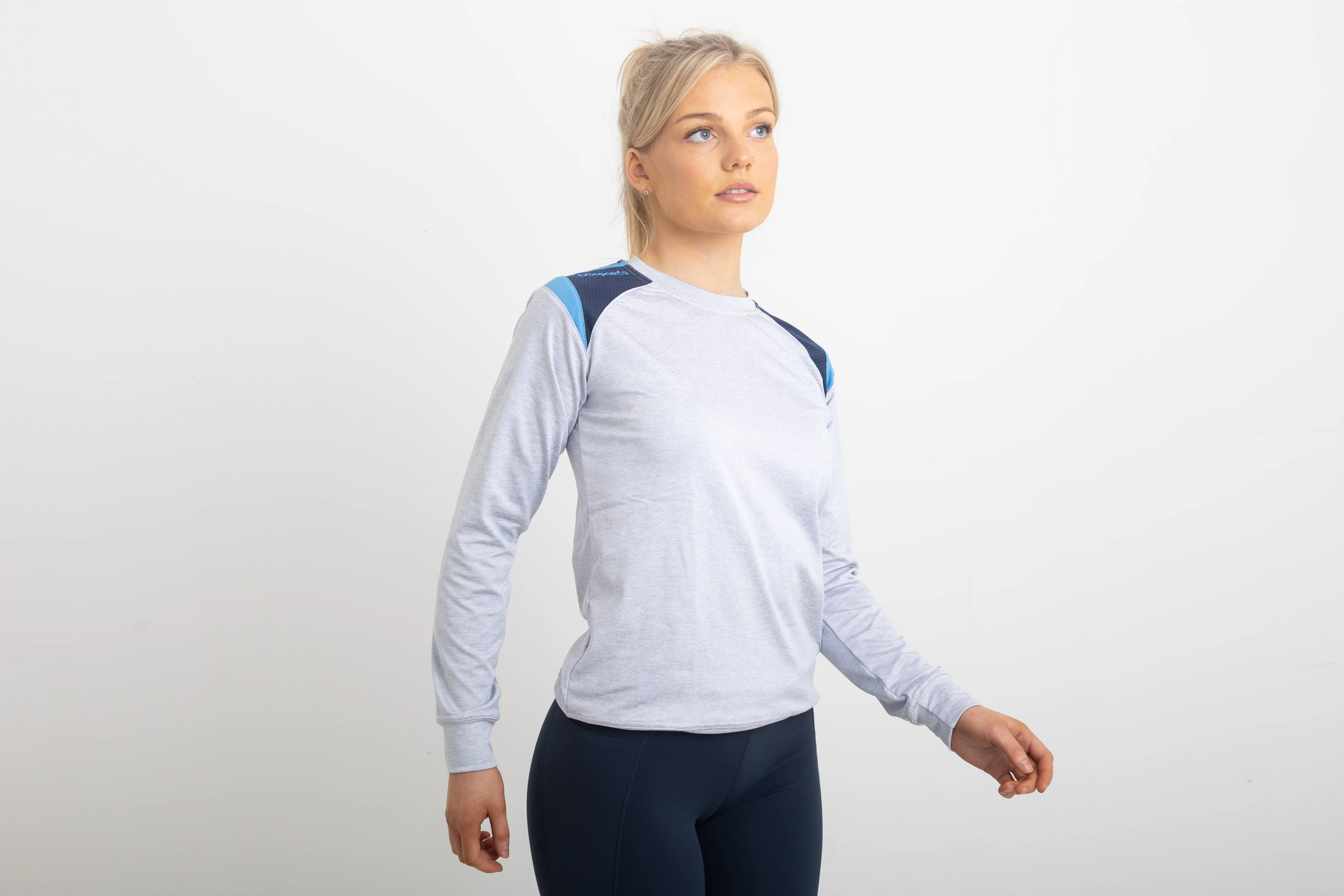 Strike Crew Neck - Navy / Sky / White - Image 3