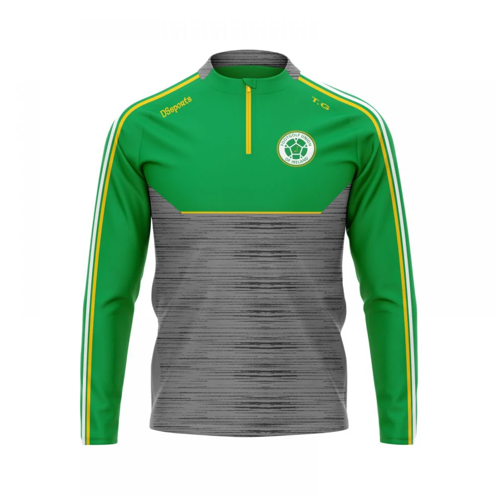 Footgolf Ireland - Grey Half Zip
