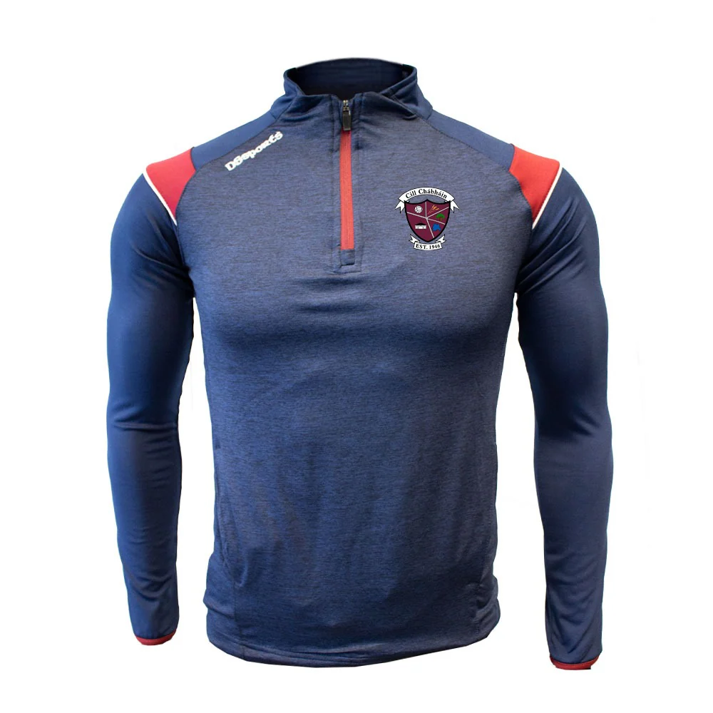 Kilcavan GAA - Challenger Performance Half Zip - Navy / Maroon / White
