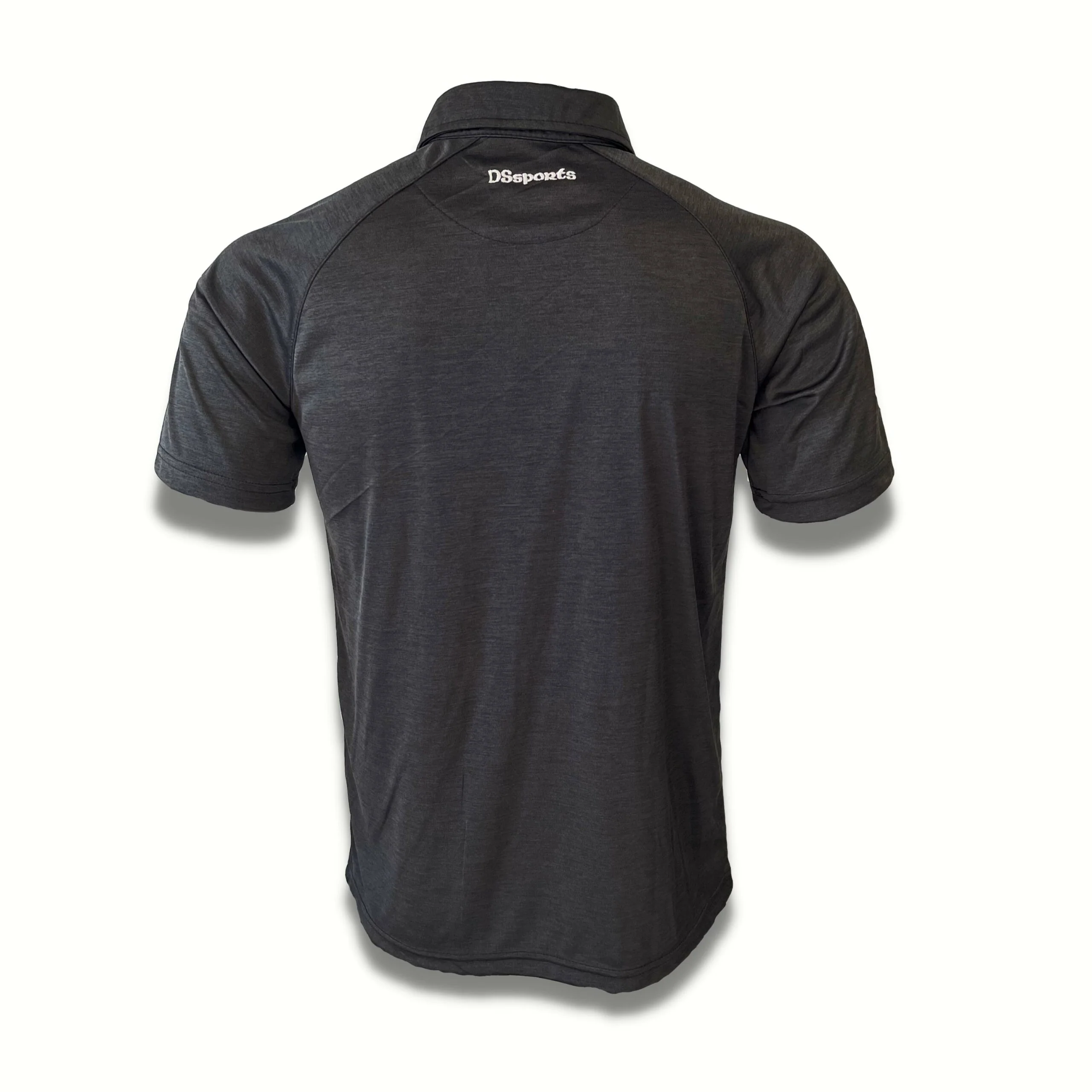 Nelson Polo Shirt - Black Melange - Image 3