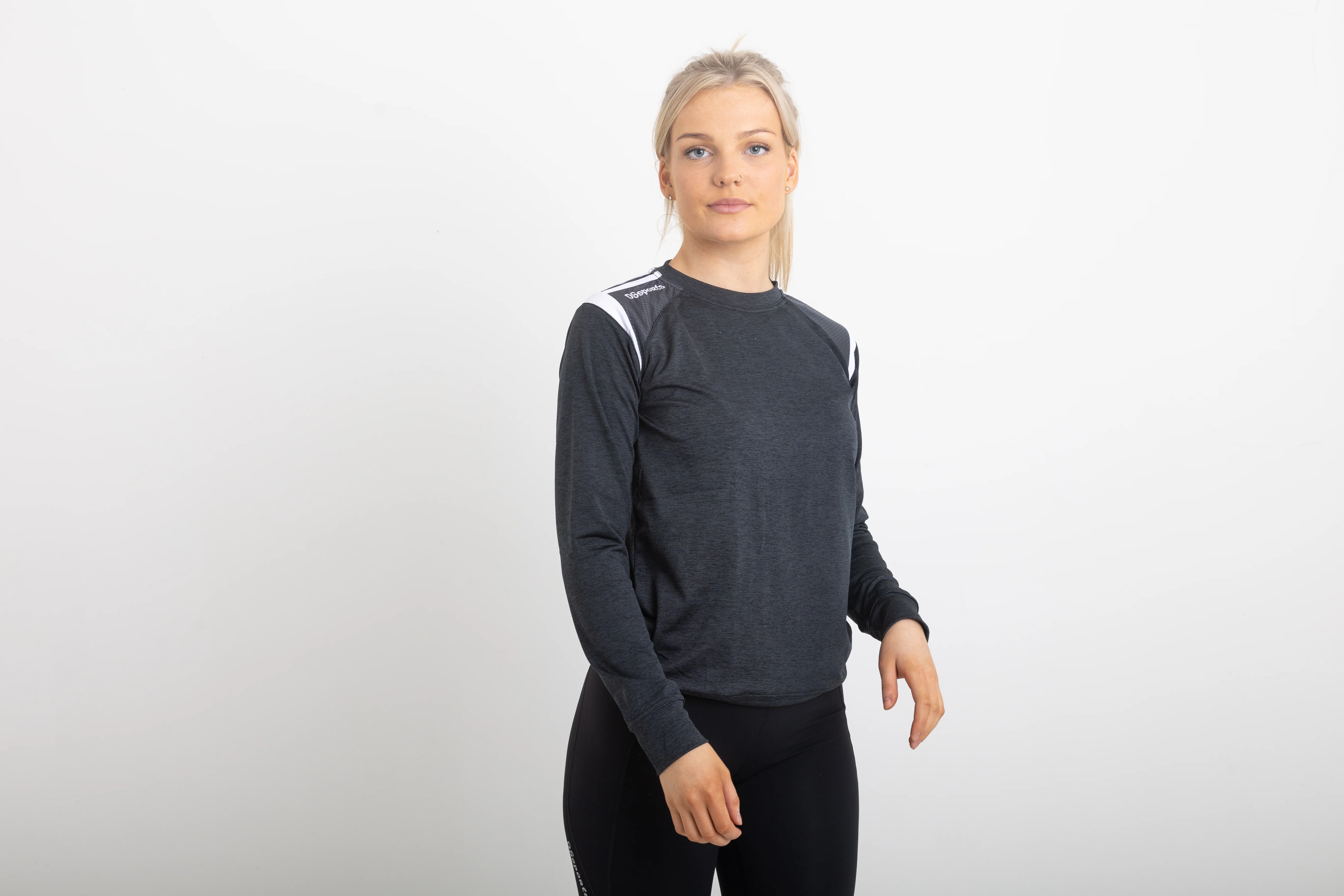 Strike Crew Neck - Charcoal / Black / White