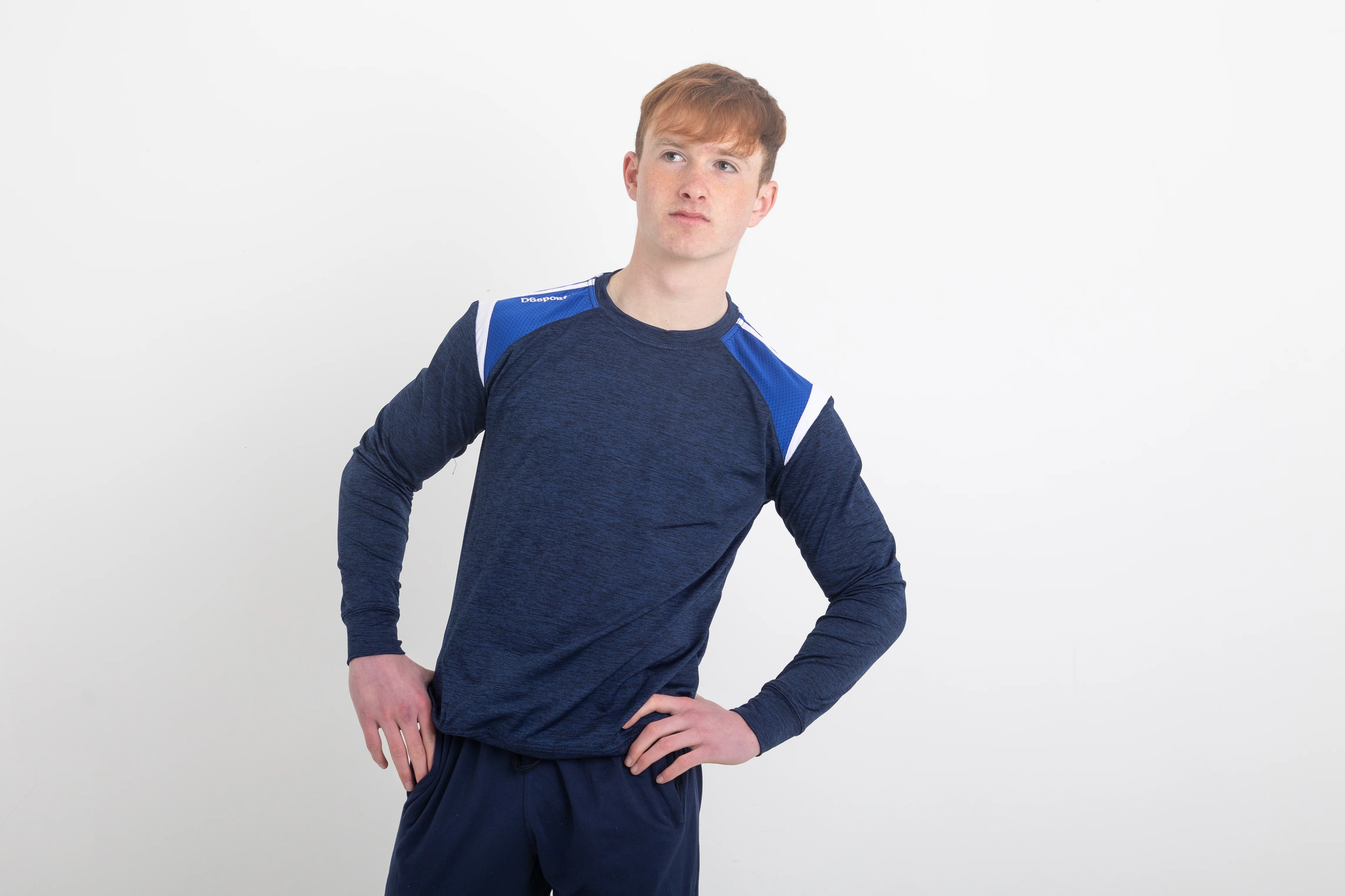 Strike Crew Neck - Navy / Blue / White - Image 3