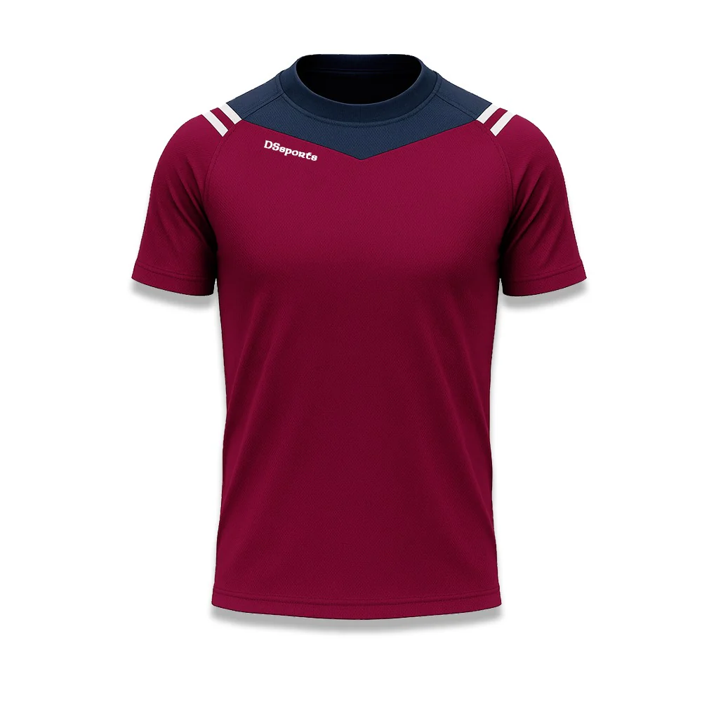 VOLT T-Shirt - Maroon / Navy / White - Image 3